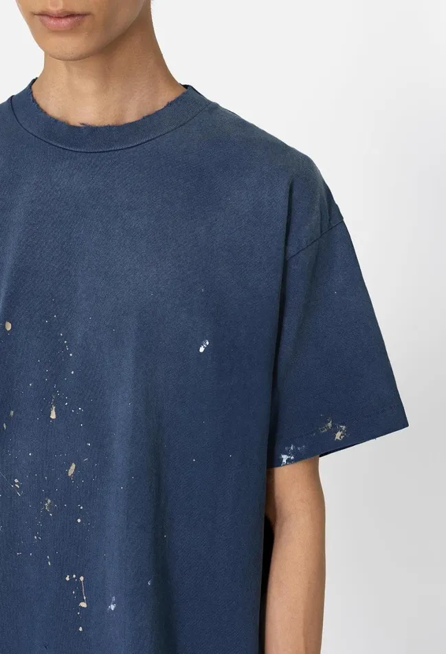 John Elliott Tees Odeon Tee Vintage Navy 8211 Men John Elliott Tees Odeon Tee Vintage Navy 8211 Men