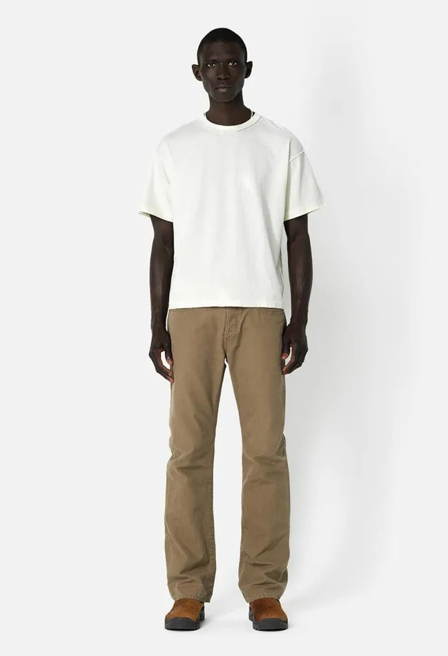 John Elliott Tees Reversed Cropped Tee Washed Salt 8211 Men John Elliott Tees Reversed Cropped Tee Washed Salt 8211 Men