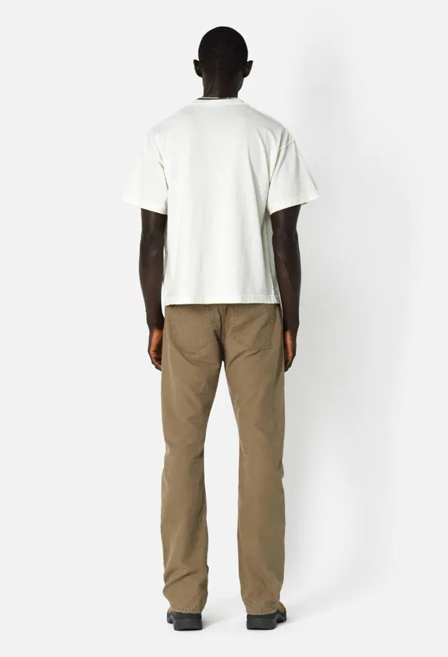 John Elliott Tees Reversed Cropped Tee Washed Salt 8211 Men John Elliott Tees Reversed Cropped Tee Washed Salt 8211 Men