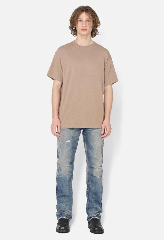 John Elliott Tees University Tee Fawn 8211 Men John Elliott Tees University Tee Fawn 8211 Men