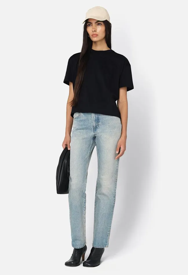 John Elliott Tops Finley Boxy Tee Black 8211 Women John Elliott Tops Finley Boxy Tee Black 8211 Women