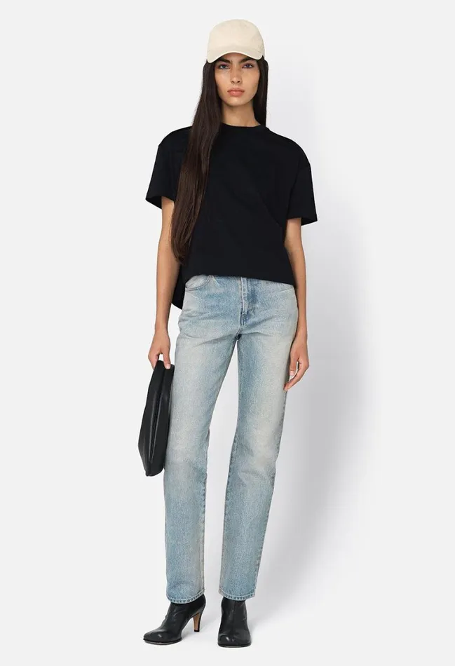John Elliott Tops Finley Boxy Tee Black 8211 Women John Elliott Tops Finley Boxy Tee Black 8211 Women