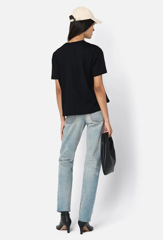 John Elliott Tops Finley Boxy Tee Black 8211 Women John Elliott Tops Finley Boxy Tee Black 8211 Women