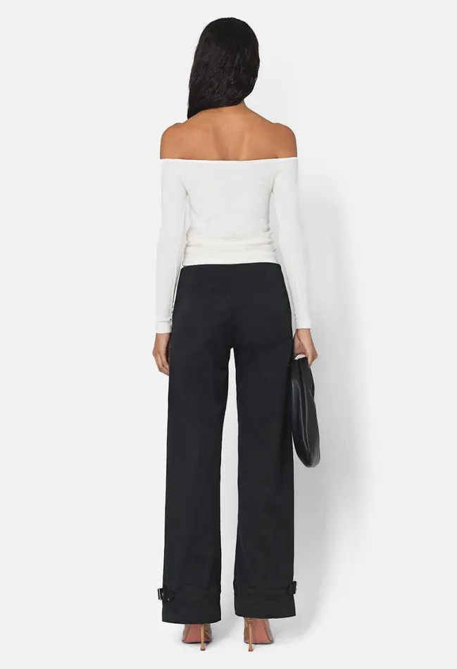 John Elliott Tops Gemini Rib Long Sleeve Salt 8211 Women John Elliott Tops Gemini Rib Long Sleeve Salt 8211 Women