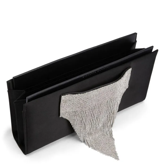 Josiane Crystal Black Women Giuseppe Zanotti Bags and Accessories