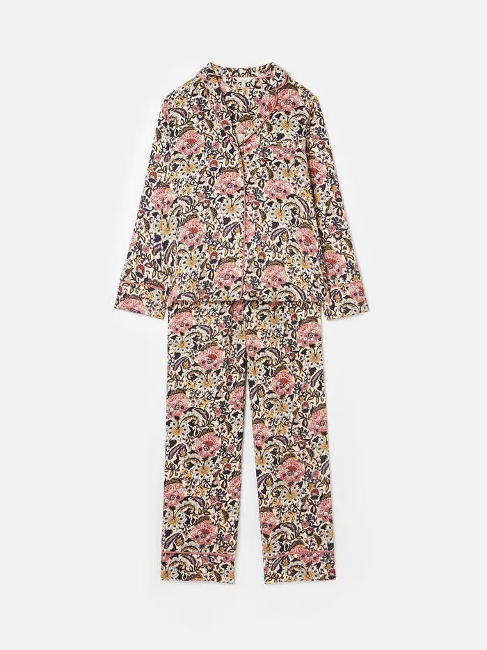 Joules Alma 8211 Navy Floral Pyjama Set Women Nightwear