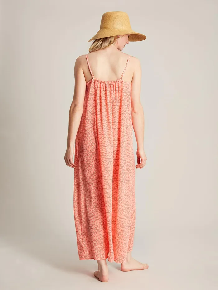 Joules Amanda 8211 Orange Beach Dress Women Dresses