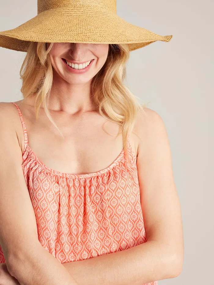Joules Amanda 8211 Orange Beach Dress Women Dresses