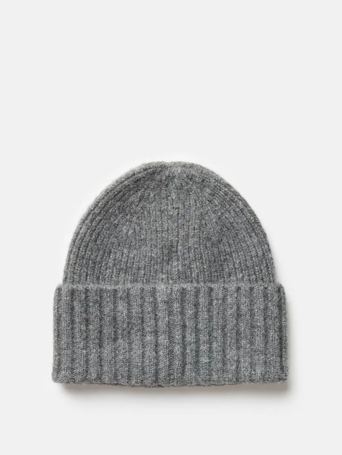 Joules Bamburgh 8211 Grey Knitted Hat Men Hats Gloves and Scarves