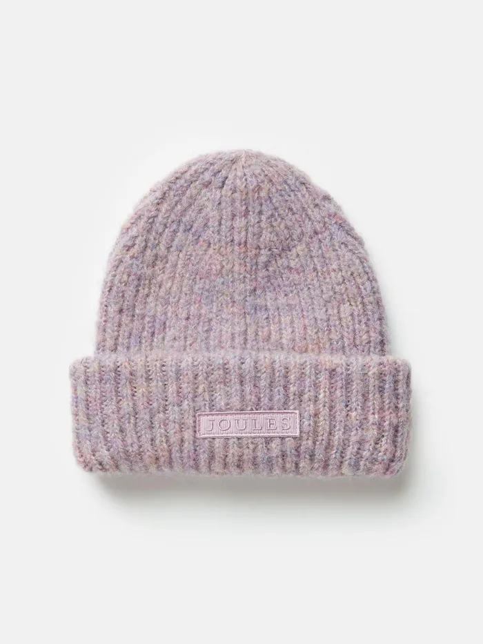 Joules Beatrice 8211 Purple Soft Oversized Beanie Girls Accessories