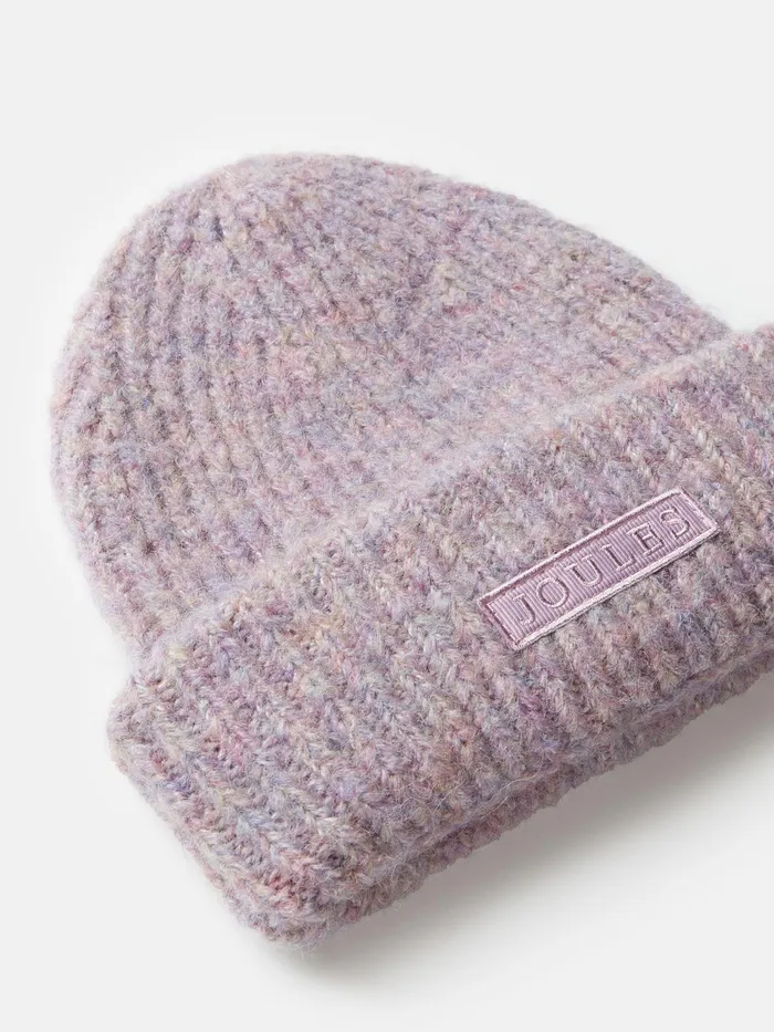 Joules Beatrice 8211 Purple Soft Oversized Beanie Girls Accessories