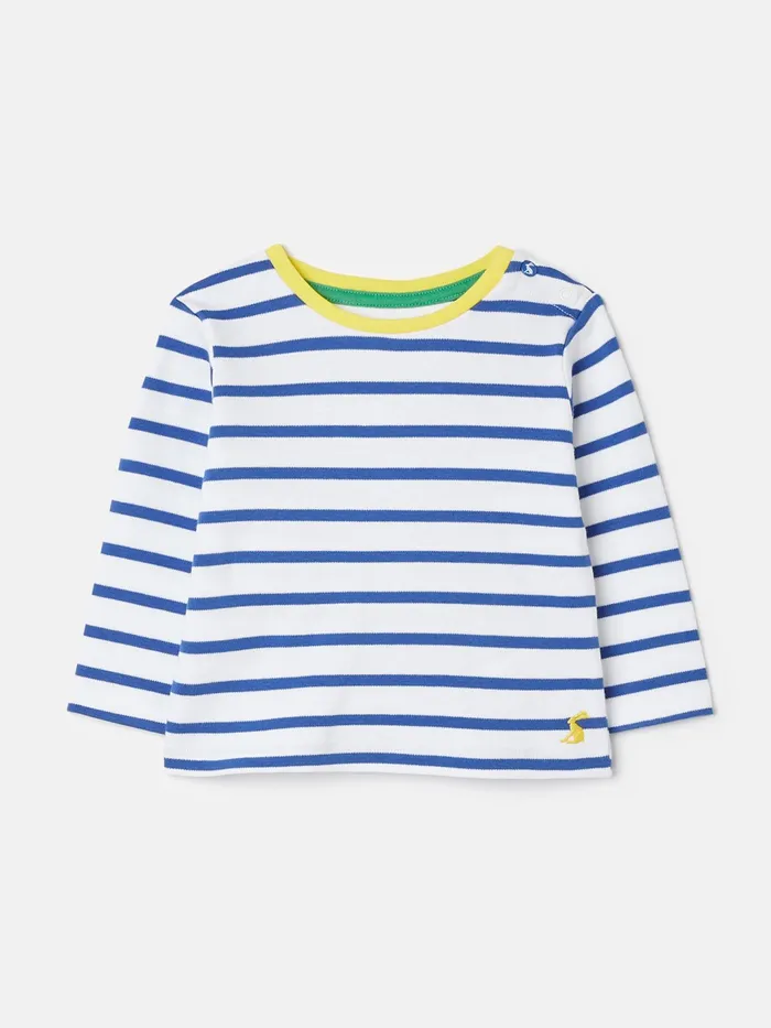 Joules Blue Long Sleeve Tshirt GirlsBoys Tops and Tshirts