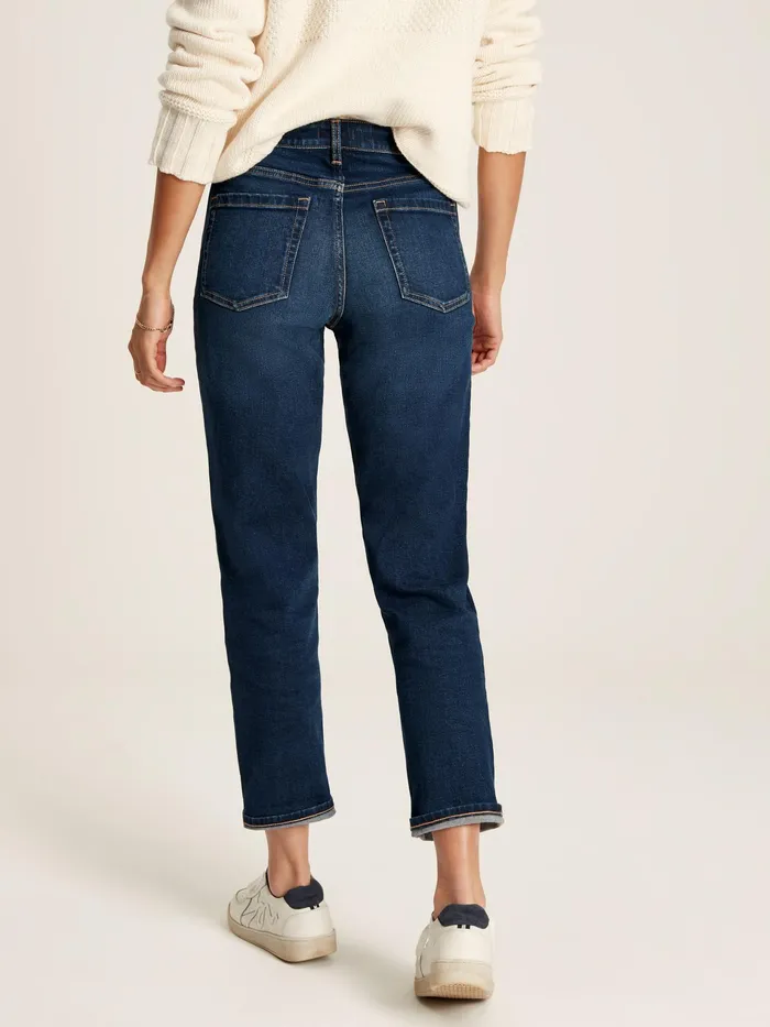 Joules Blue Slim Straight Jeans Women Jeans