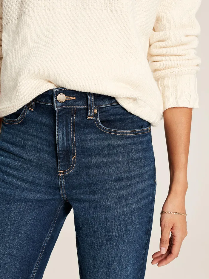 Joules Blue Slim Straight Jeans Women Jeans