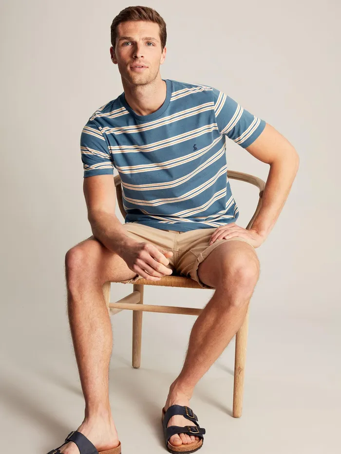 Joules Boathouse 8211 Blue TShirt Men Tops and Tshirts