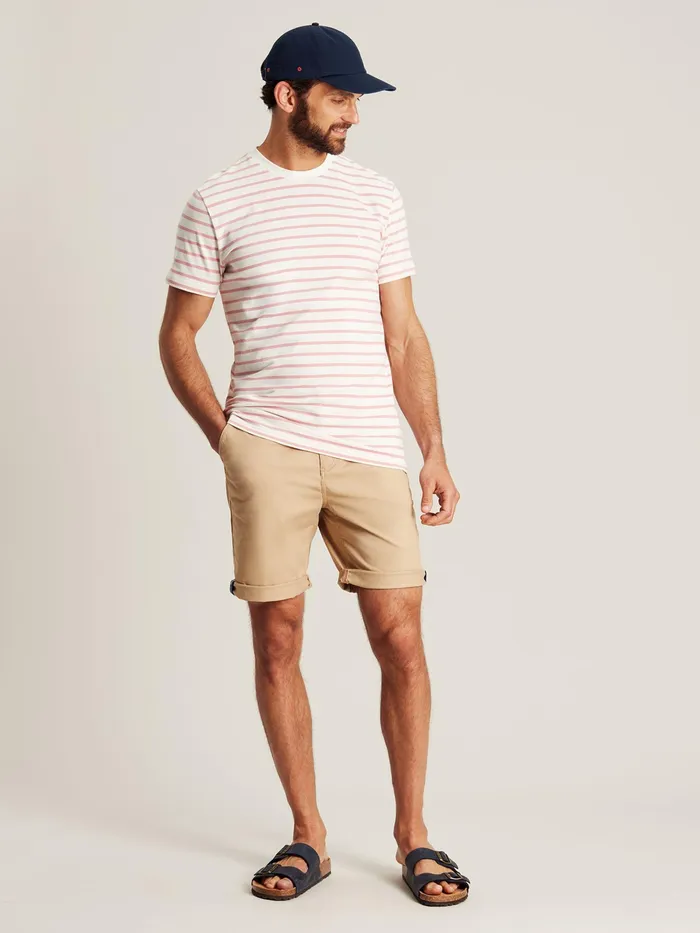 Joules Boathouse 8211 Pink TShirt Men Tops and Tshirts