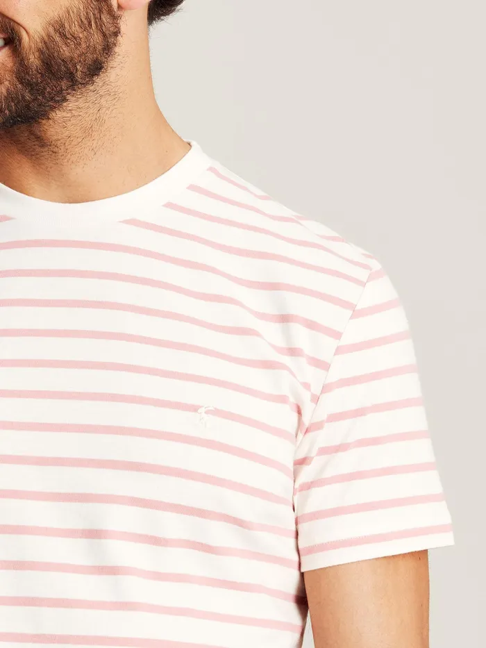 Joules Boathouse 8211 Pink TShirt Men Tops and Tshirts