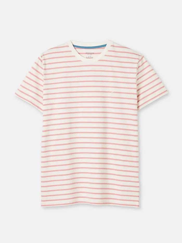 Joules Boathouse 8211 Pink TShirt Men Tops and Tshirts
