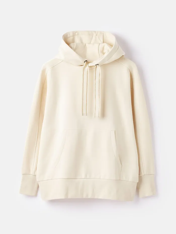Joules Cara 8211 Cream Oversized Hoodie Women Sweatshirts and Hoodies