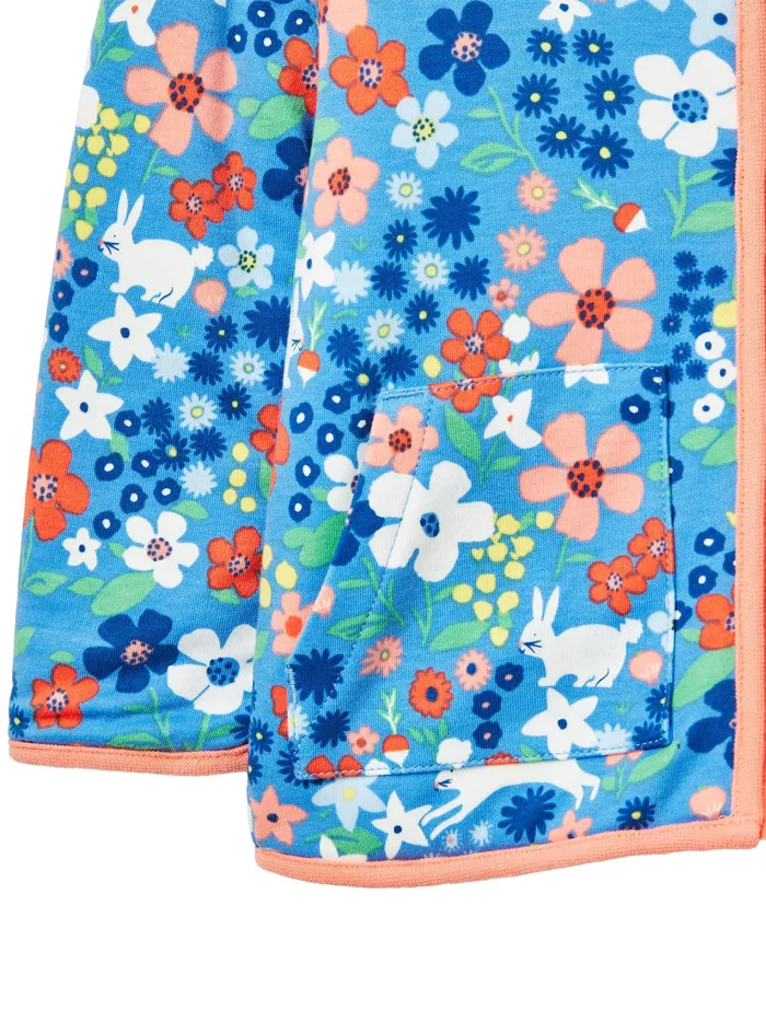 Joules Cosette 8211 Blue Reversible Jacket Girls Coats and Jackets