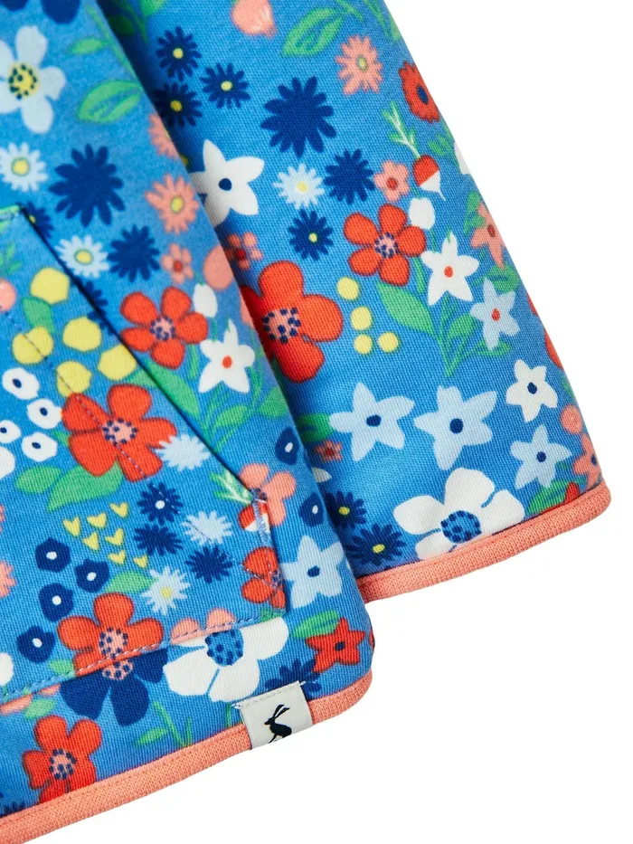 Joules Cosette 8211 Blue Reversible Jacket Girls Coats and Jackets