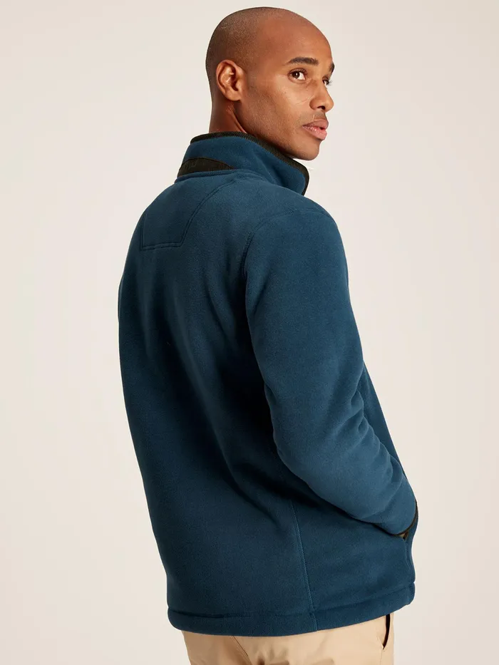 Joules Coxton 8211 Navy Quarter Zip Fleece Men Coats and Jackets