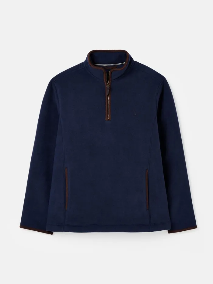 Joules Coxton 8211 Navy Quarter Zip Fleece Men Coats and Jackets