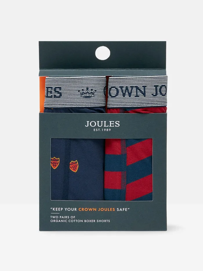 Joules Crown Joules 8211 Navy Crest Underwear 2 Pack Men Underwear