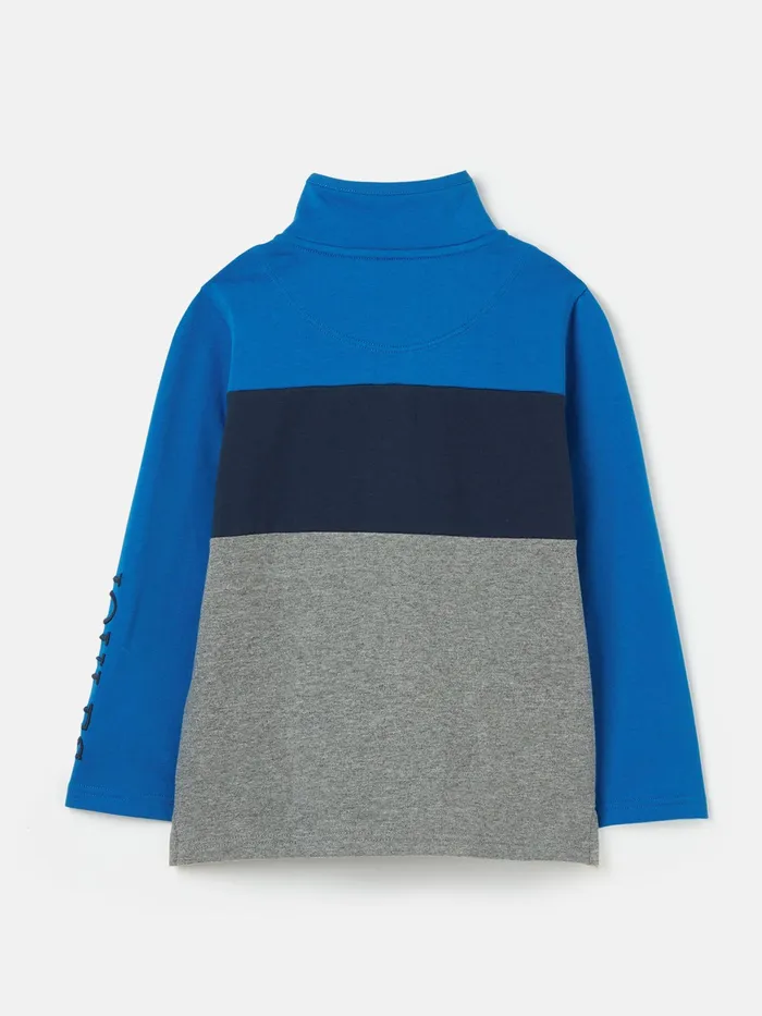 Joules Dale 8211 Blue Quarter Zip Sweatshirt Boys Sweatshirts and Hoodies