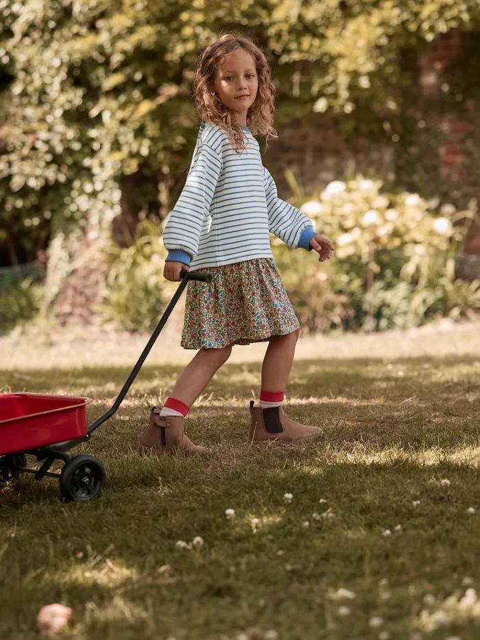 Joules Daria 8211 Blue Sweatshirt Dress Girls Dresses