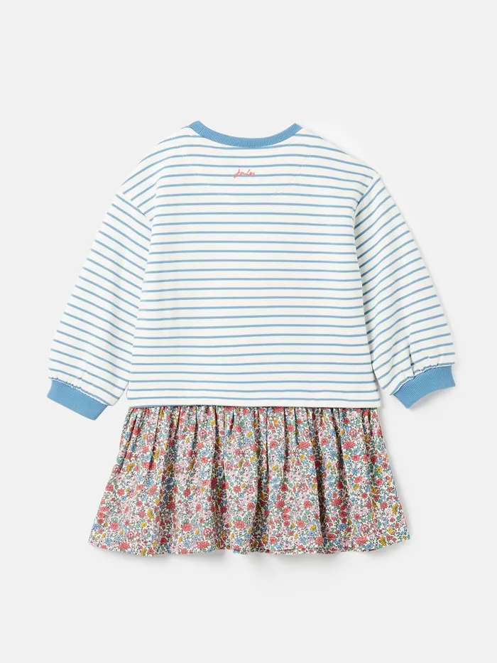 Joules Daria 8211 Blue Sweatshirt Dress Girls Dresses