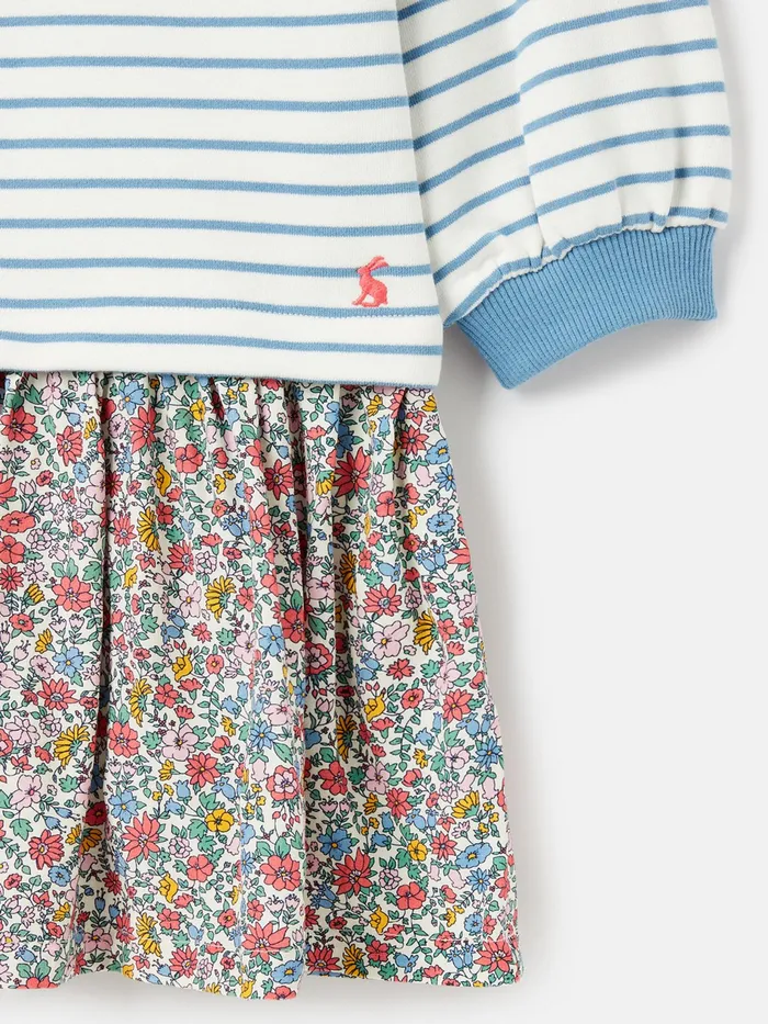 Joules Daria 8211 Blue Sweatshirt Dress Girls Dresses