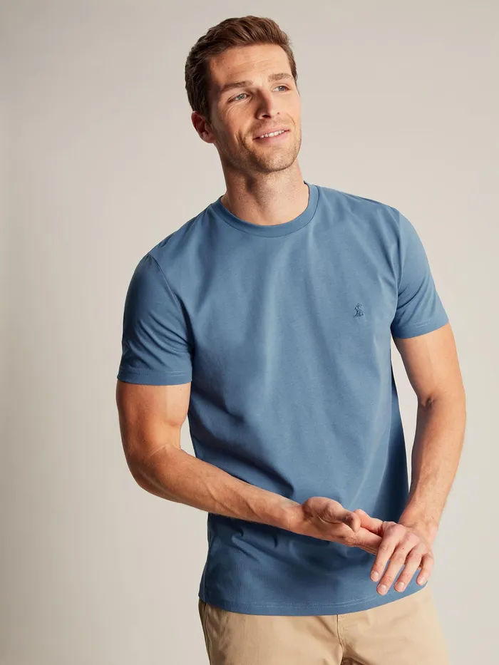 Joules Denton 8211 Blue Jersey TShirt Men Tops and Tshirts