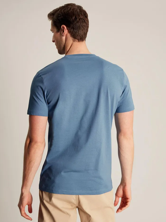 Joules Denton 8211 Blue Jersey TShirt Men Tops and Tshirts