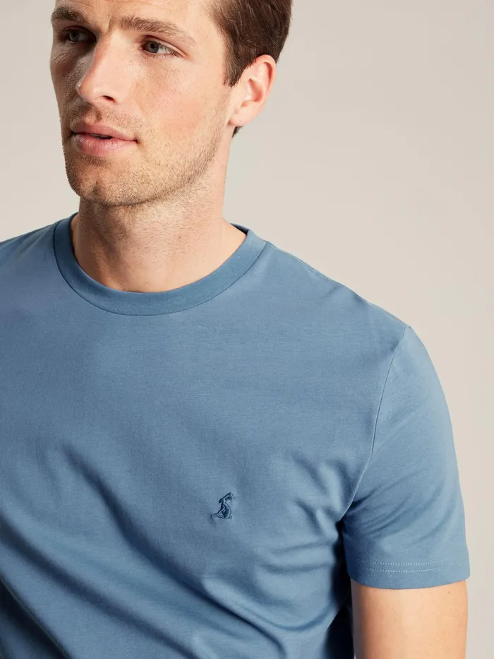 Joules Denton 8211 Blue Jersey TShirt Men Tops and Tshirts