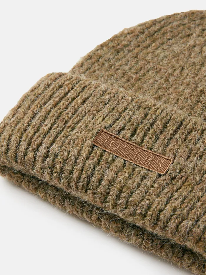 Joules Eloise 8211 Brown Soft Oversized Beanie Hat Women Hats