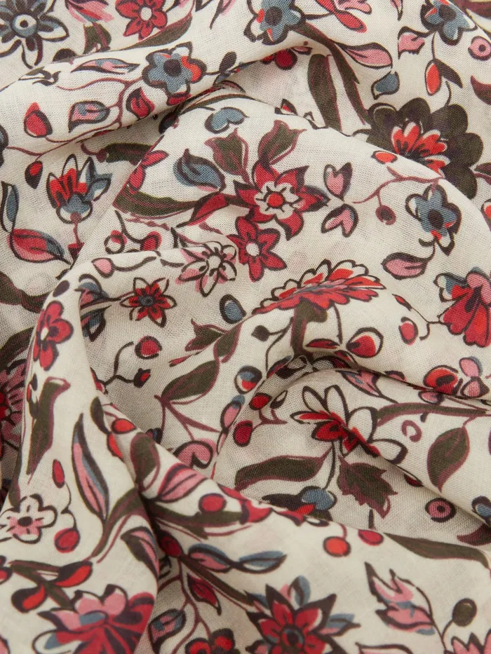 Joules Elsie 8211 Cream Square Scarf Women Scarves