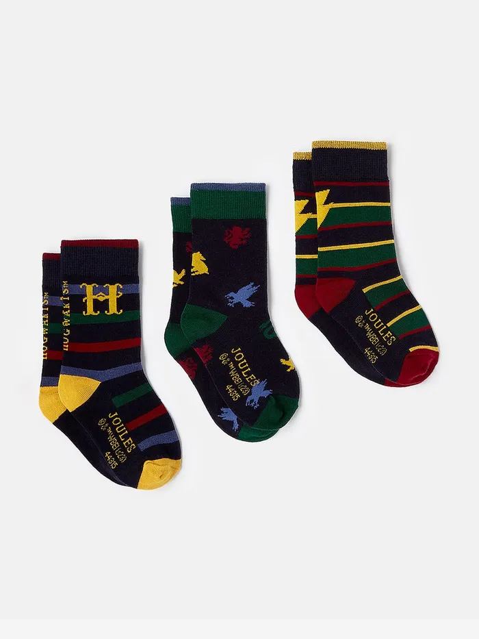Joules Enchanting 8211 Multi Harry Potter Sock Set Boys Socks