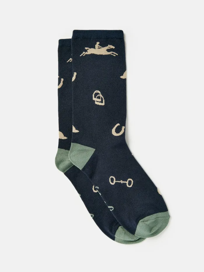 Joules Excellent Everyday 8211 Navy Equestrian Single Ankle Socks Women Socks and Tights Joules Excellent Everyday 8211 Navy Equestrian Single Ankle Socks Women Socks and Tights