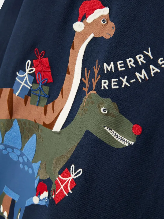 Joules Finlay 8211 Navy Long Sleeve Artwork Jersey Top Boys Tops and Tshirts