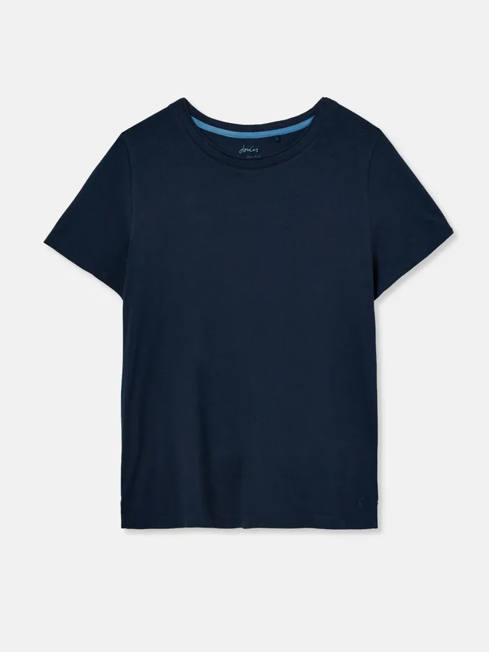 Joules Frankie 8211 Navy Blue Crew TShirt Women Tops