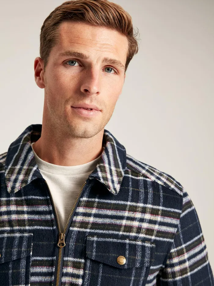 Joules Garswood 8211 Blue Coat Men Coats and Jackets