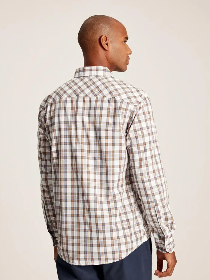 Joules Goodridge 8211 Cream Long Sleeve Classic Fit Poplin Shirt Men Shirts