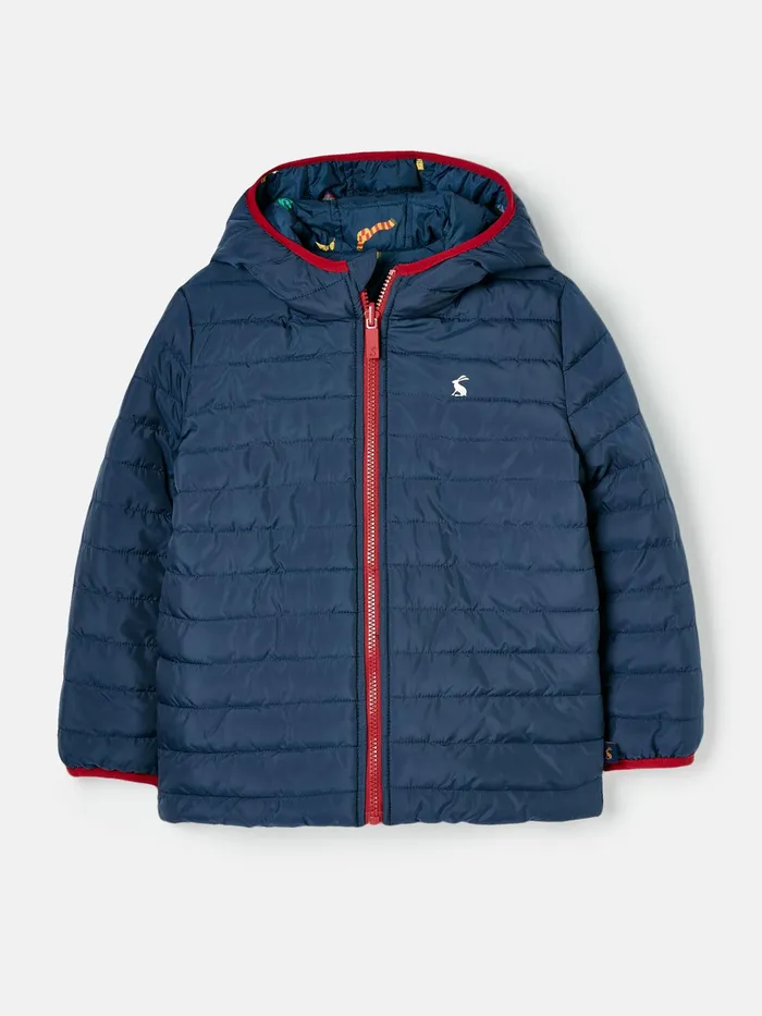 Joules Harry Potter Icons 8211 Navy Blue Showerproof Reversible Coat GirlsBoys Coats and Jackets