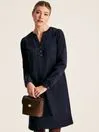 Joules Hattie 8211 Navy Cord Mini Dress Women Dresses