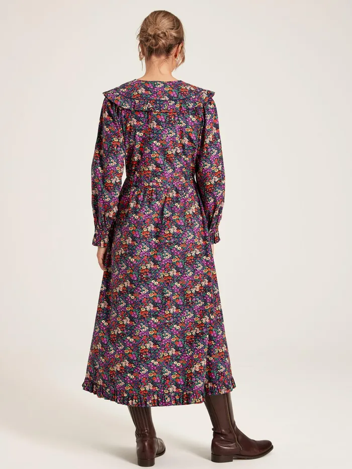 Joules Heidi 8211 Multi Frill Bib Dress Women Dresses