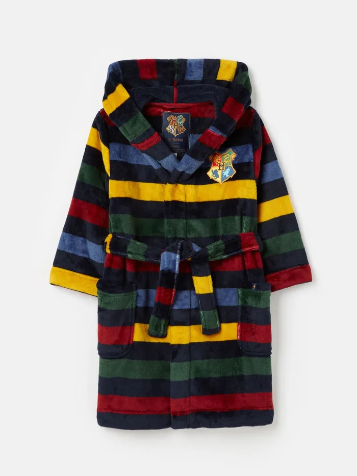 Joules Hogwarts House 8211 Navy Harry Potter Fleece Dressing Gown Boys Nightwear Joules Hogwarts House 8211 Navy Harry Potter Fleece Dressing Gown Boys Nightwear
