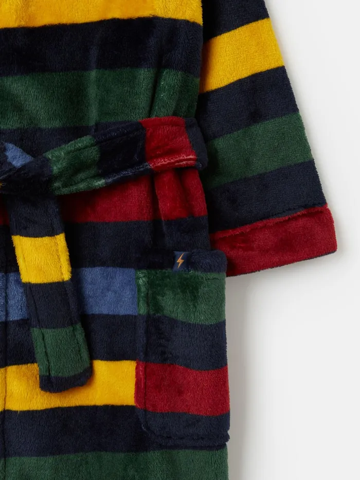 Joules Hogwarts House 8211 Navy Harry Potter Fleece Dressing Gown Boys Nightwear