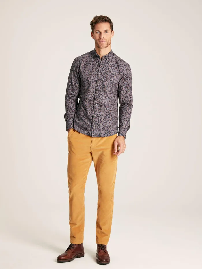 Joules Invitation 8211 Navy Paisley Classic Fit Shirt Men Shirts