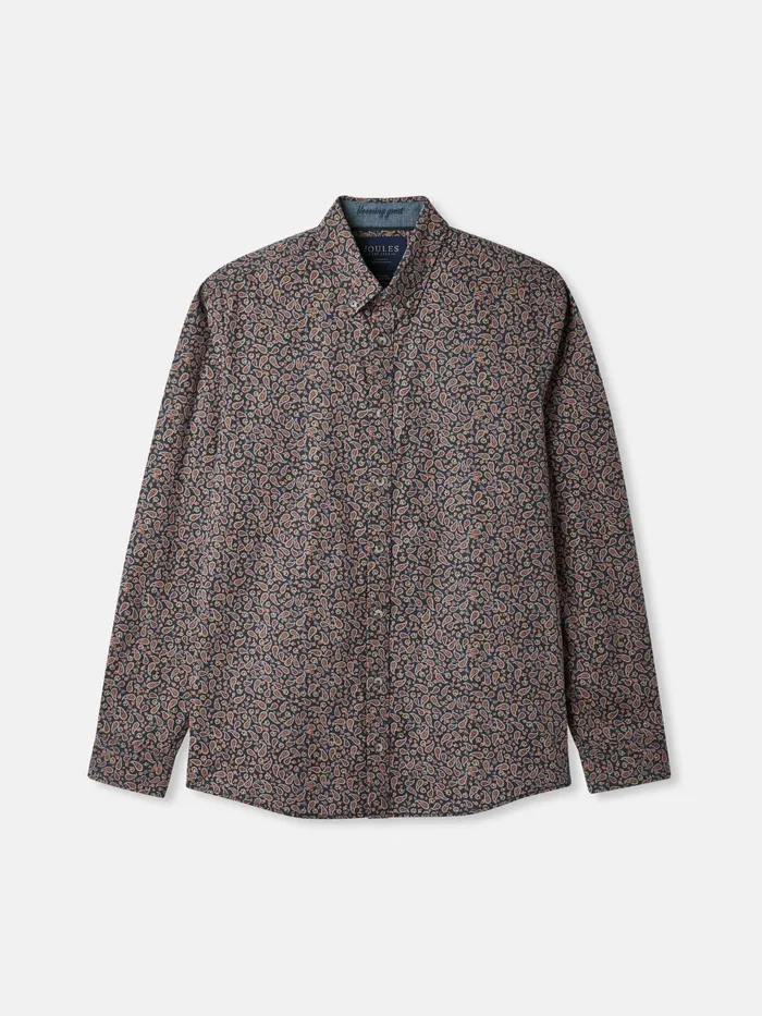 Joules Invitation 8211 Navy Paisley Classic Fit Shirt Men Shirts
